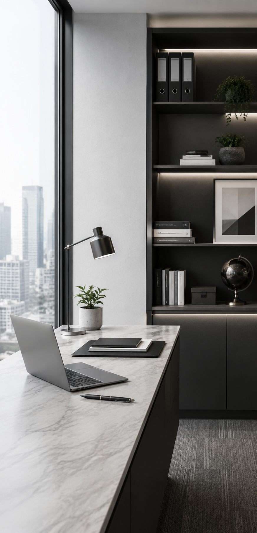 Professional corporate office workspace representing the Ascension Corporate Services process
