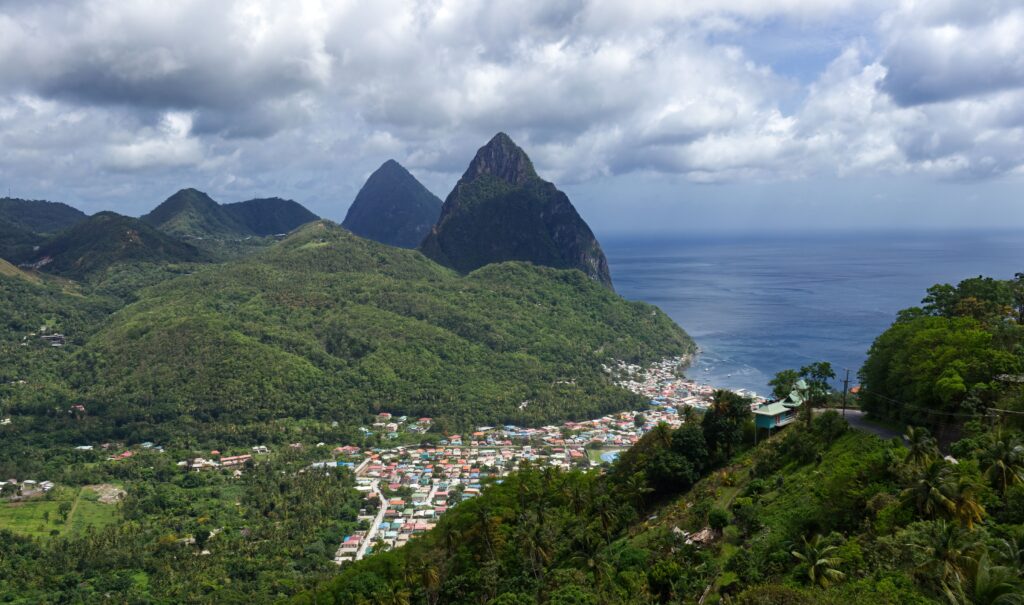 Saint Lucia coastline representing International Business Company formation